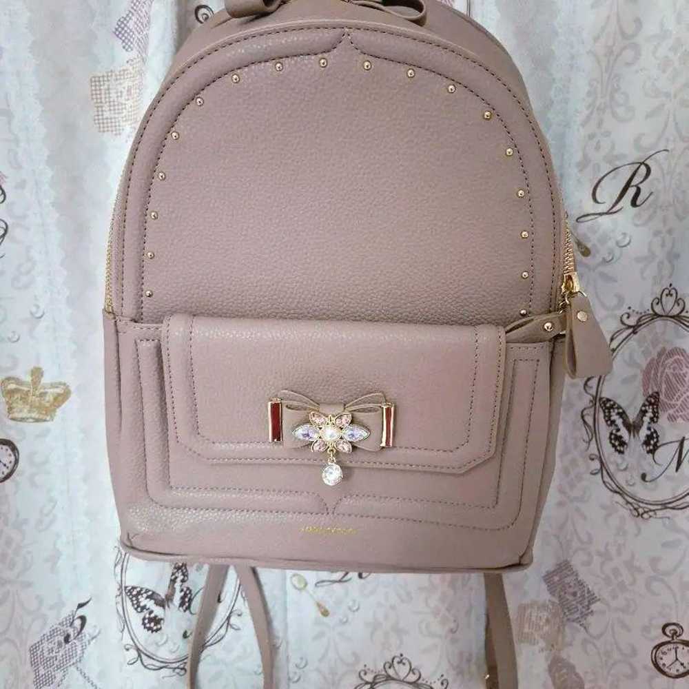 SAMANTHAVEGA Bijou Ribbon Backpack (Large) Pink B… - image 2