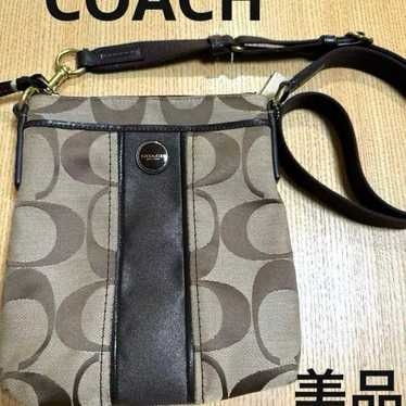 Coach Signature Stripe Swingpack Shoulder Bag