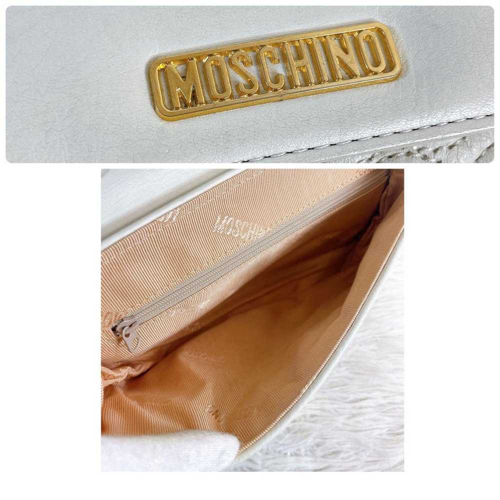 MOSCHINO 2-way bag shoulder bag leather - image 8