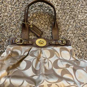 Coach hand bag  signature C - image 1