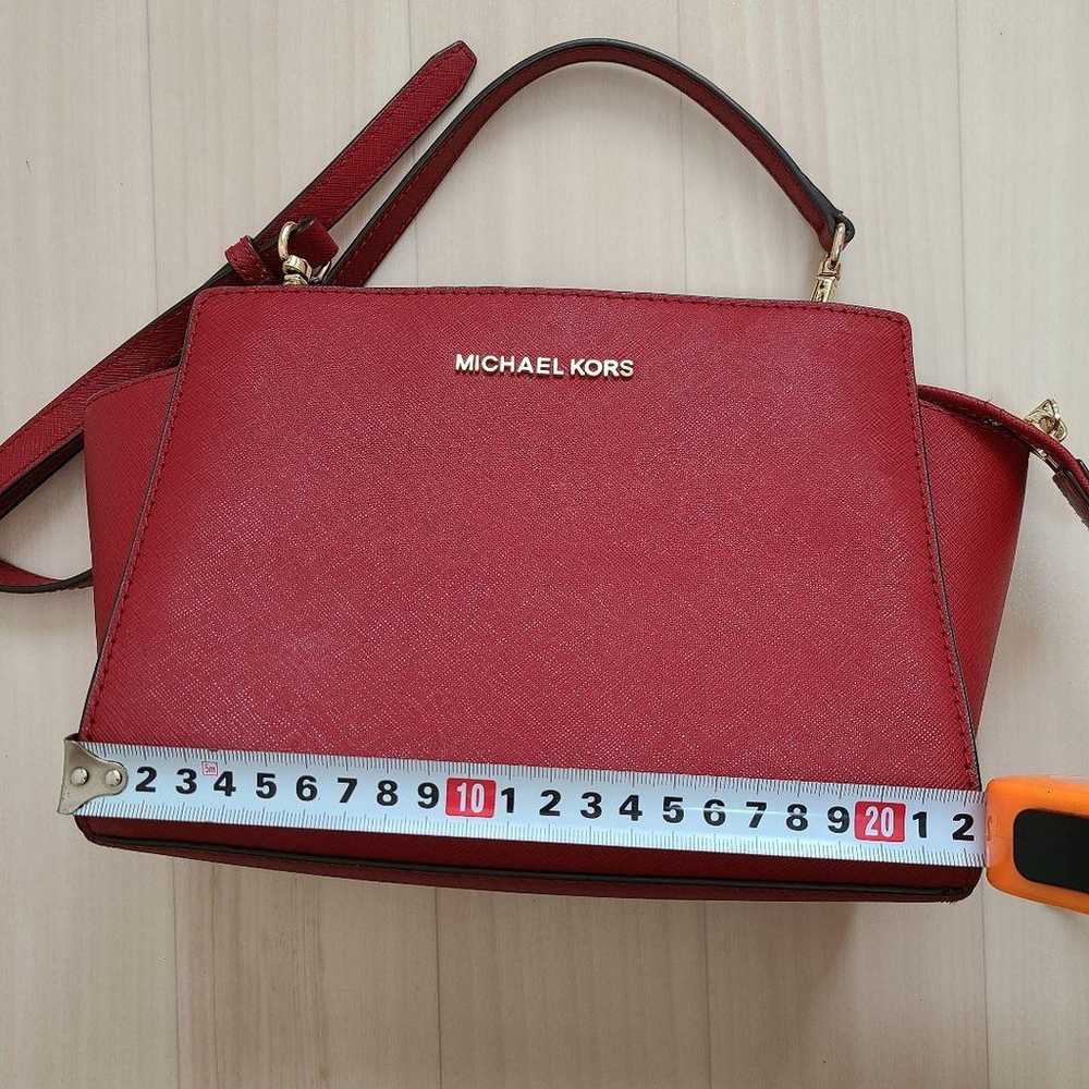 MICHAEL KORS Red Shoulder Bag in Excellent Condit… - image 12