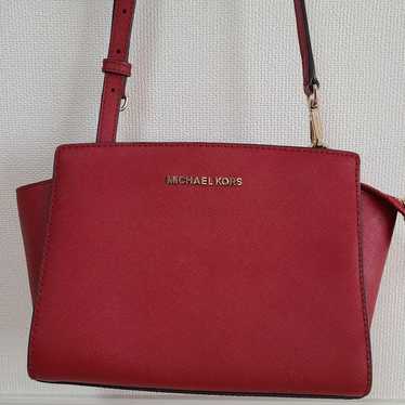 MICHAEL KORS Red Shoulder Bag in Excellent Condit… - image 1