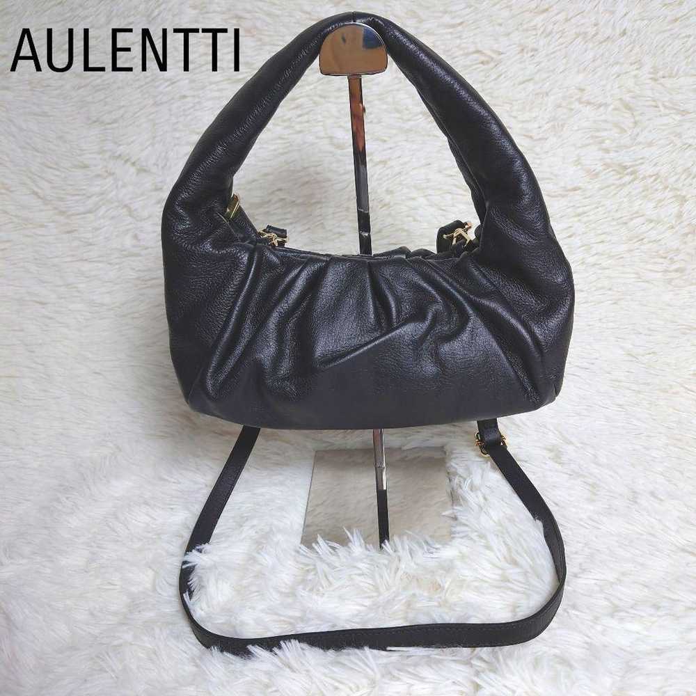 AULENTTI 2WAY Shoulder Bag Handbag Leather - image 1