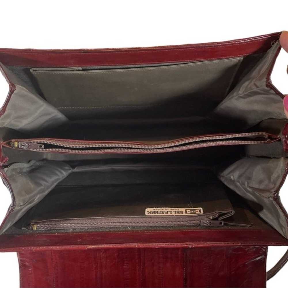 Lee Eel Leather Handbag - image 7