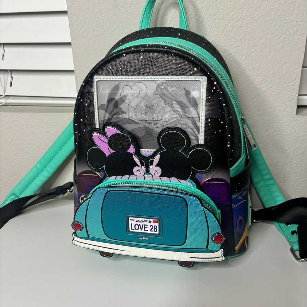 Loungefly Disney Mickey Drive-In Movie Backpack - image 1