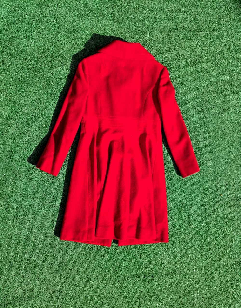 Vintage 1960s Vintage Petite Acme Crimson Wool Fi… - image 8