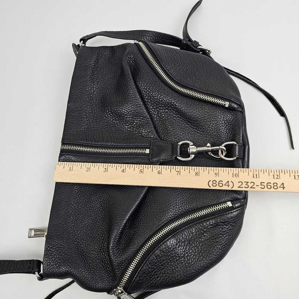 Rebecca Minkoff Julian Messenger Bag Black Leather - image 10