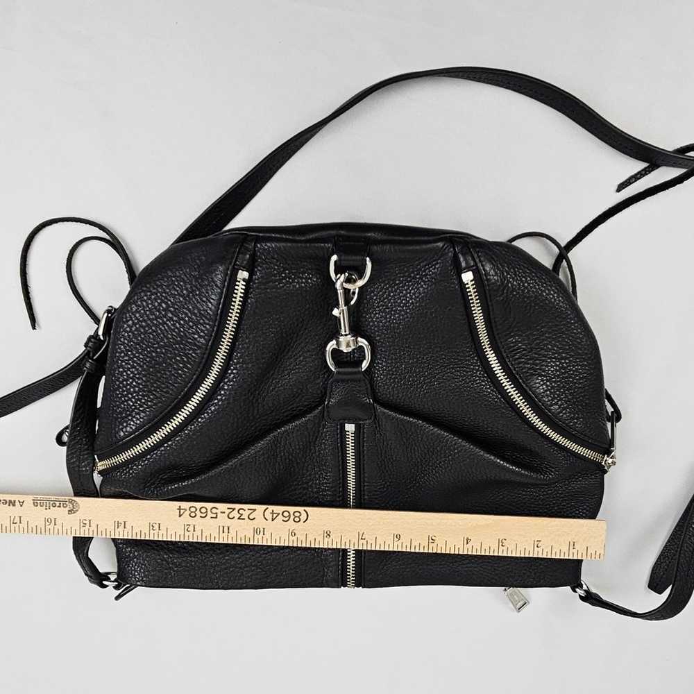 Rebecca Minkoff Julian Messenger Bag Black Leather - image 9