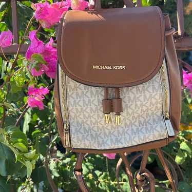 Michael Kore Brown Mini Backpack/Bag