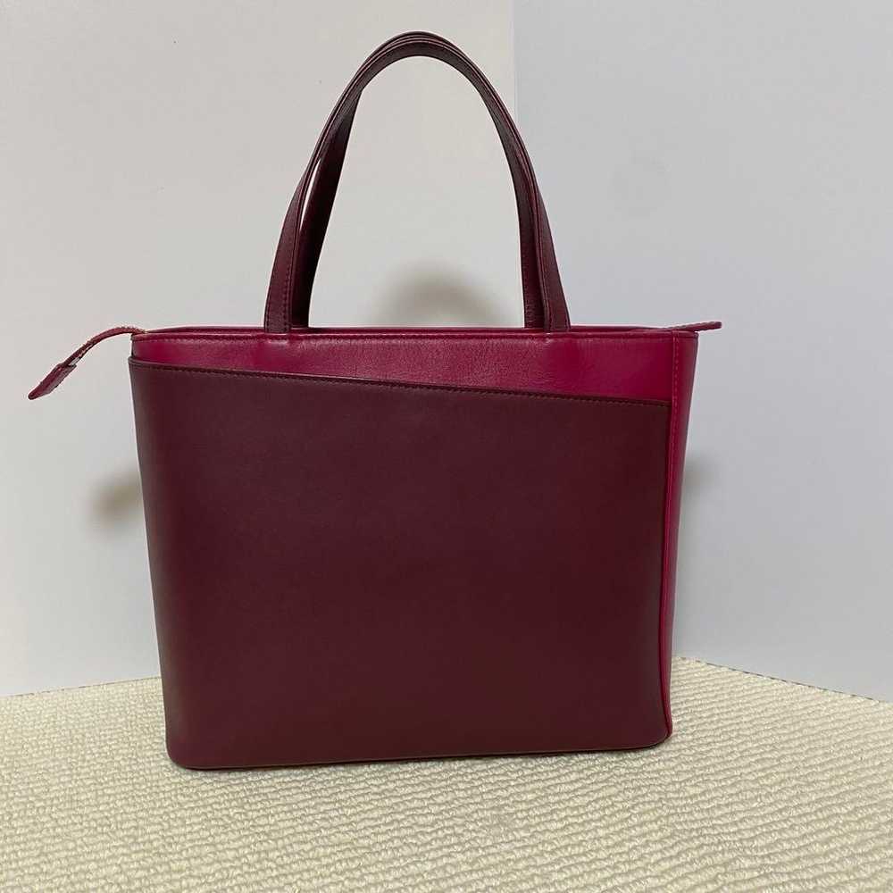 ☆Excellent condition☆ Agnès B. Handbag 2-way Bi-c… - image 2