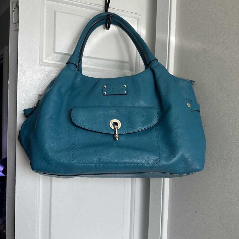 Kate Spade NY RARE Kent Stevie Alessandra Blue Le… - image 1