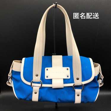 BURBERRY LONDON Shoulder Bag Blue White - image 1