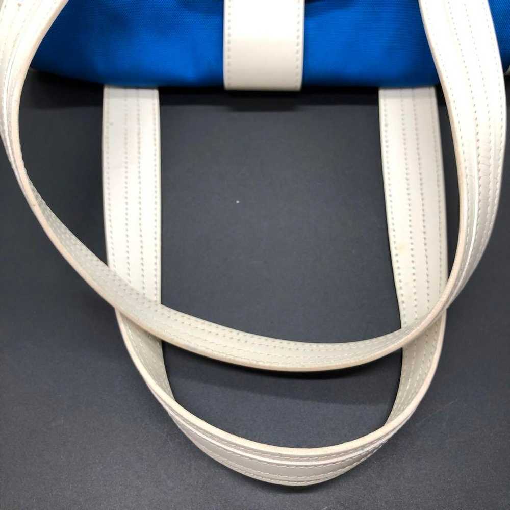 BURBERRY LONDON Shoulder Bag Blue White - image 9