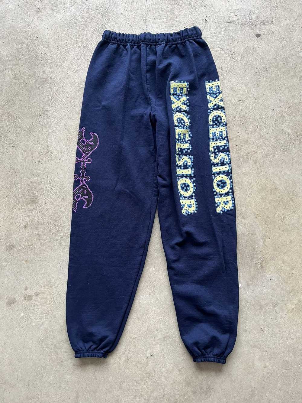 Drain Gang × Sad Boys Bladee Excelsior Sweatpants… - image 1