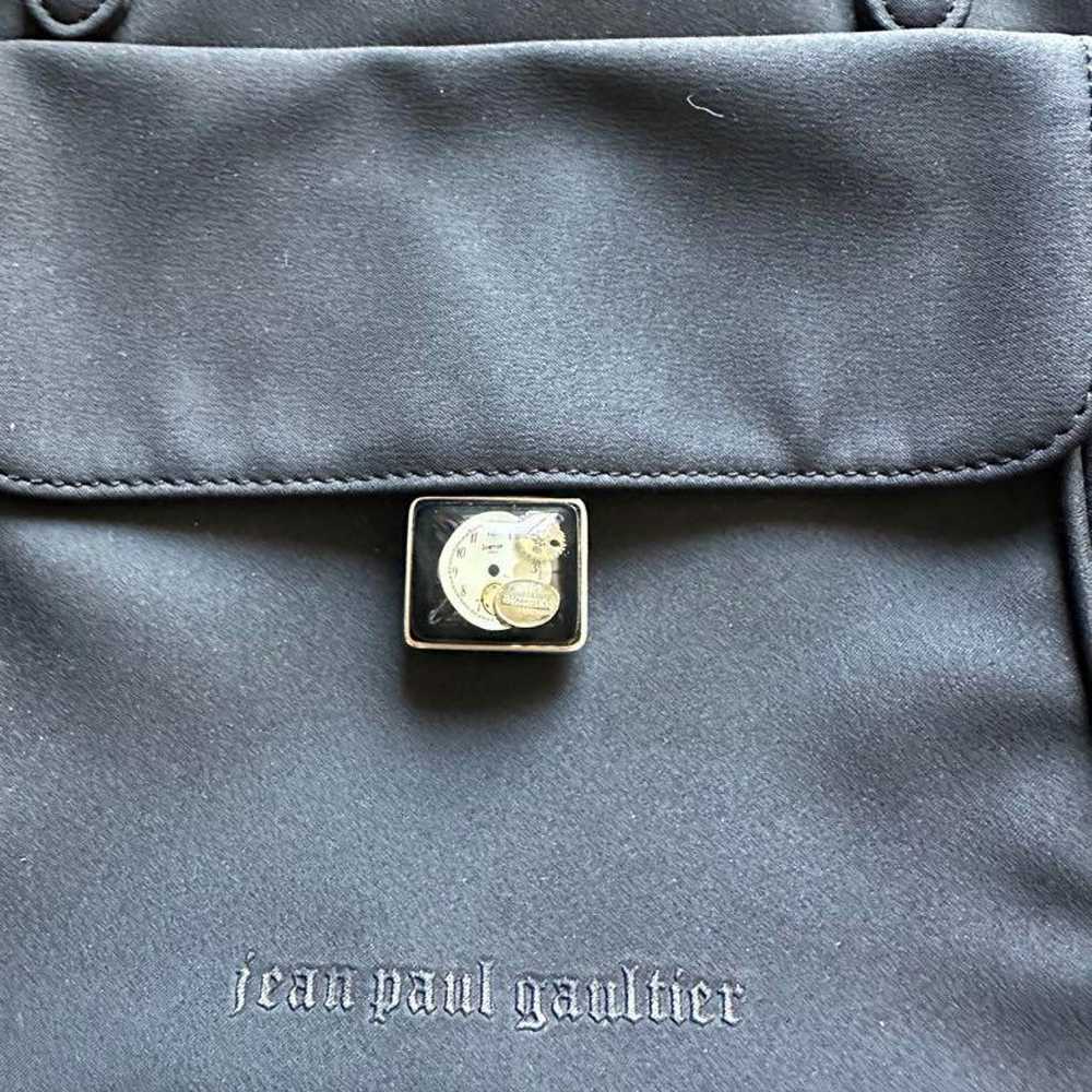 Jean Paul Gaultier Black Tote Bag Handbag - image 3