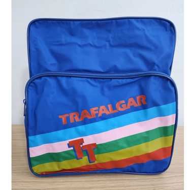 Trafalgar Travel Bag Briefcase Vintage 70s-80s Ra… - image 1