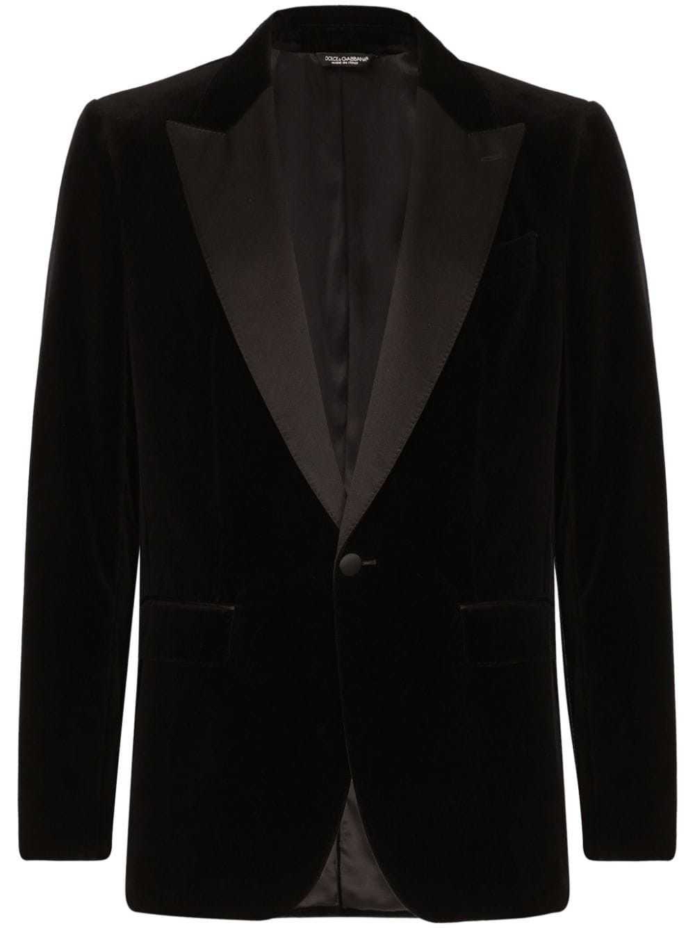 Dolce & Gabbana COTTON SINGLE-BREASTED JACKET - image 1