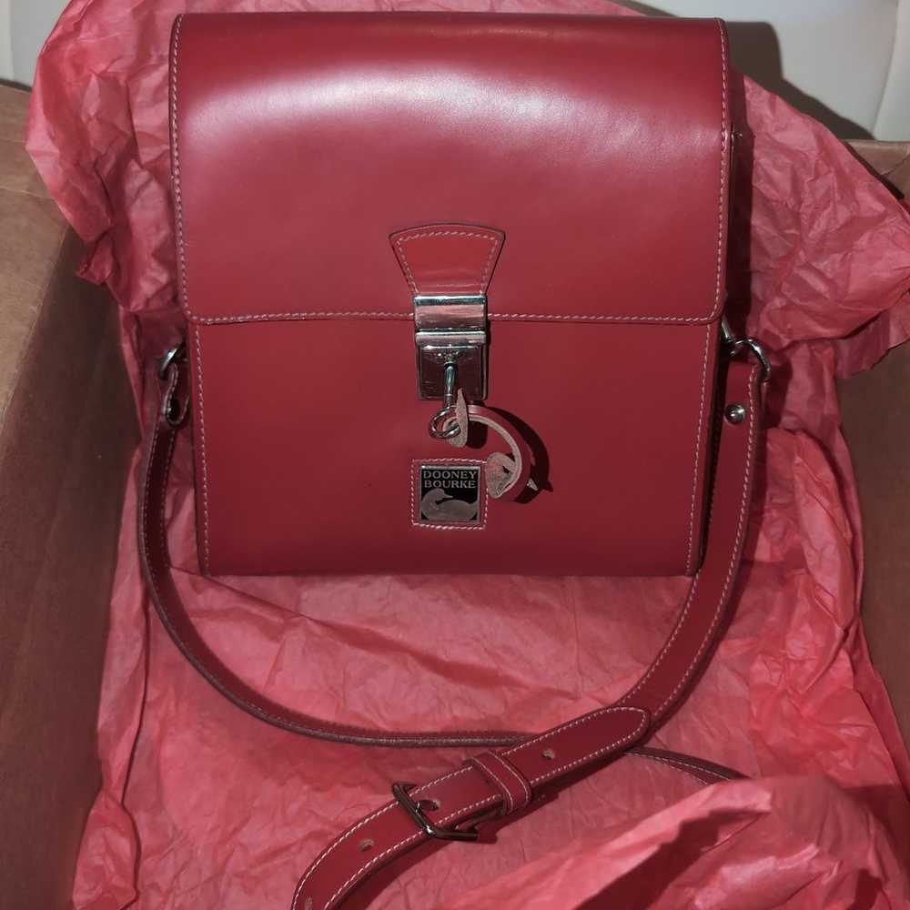 "Dooney & Bourke" Italian, Locking Cross-Body, "T… - image 3