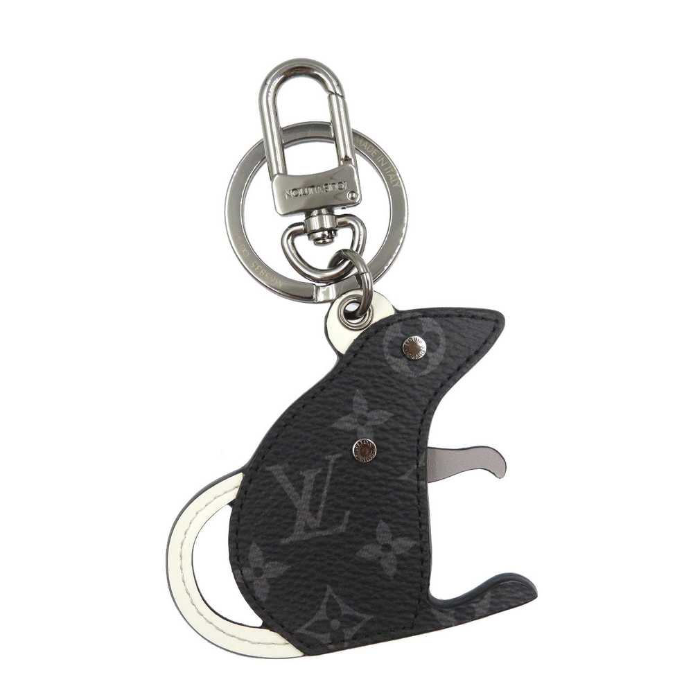 LOUIS VUITTON key ring M68835 Monogram Eclipse, M… - image 2