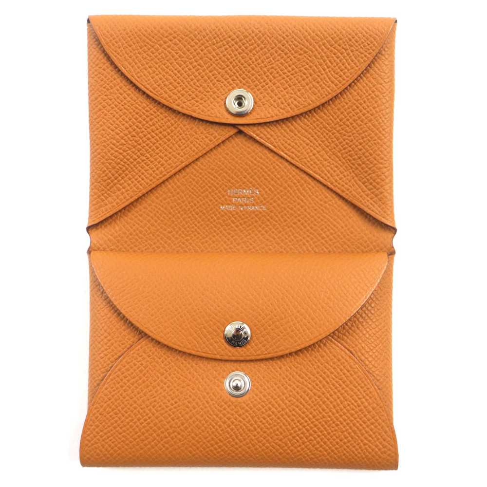 HERMES Coin case Epsom gold Calvi duo - image 6