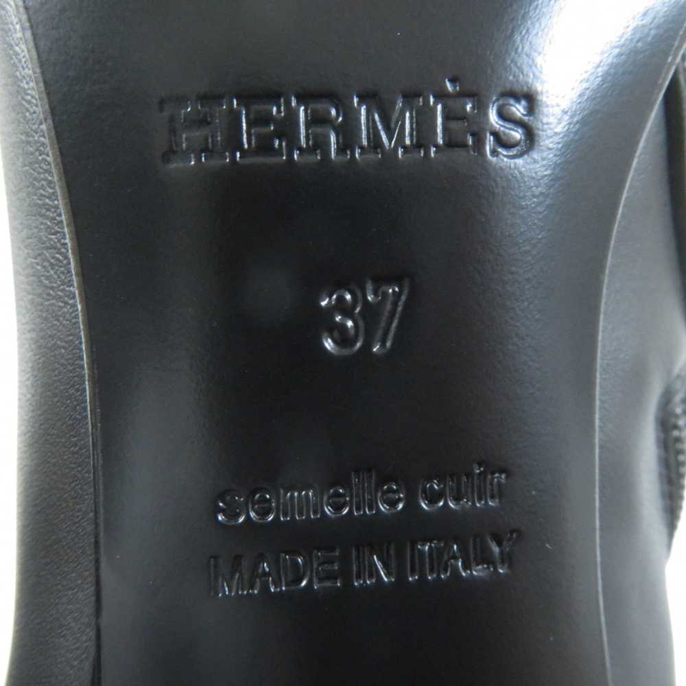 HERMES short boots leather black Saint Germain 37 - image 11