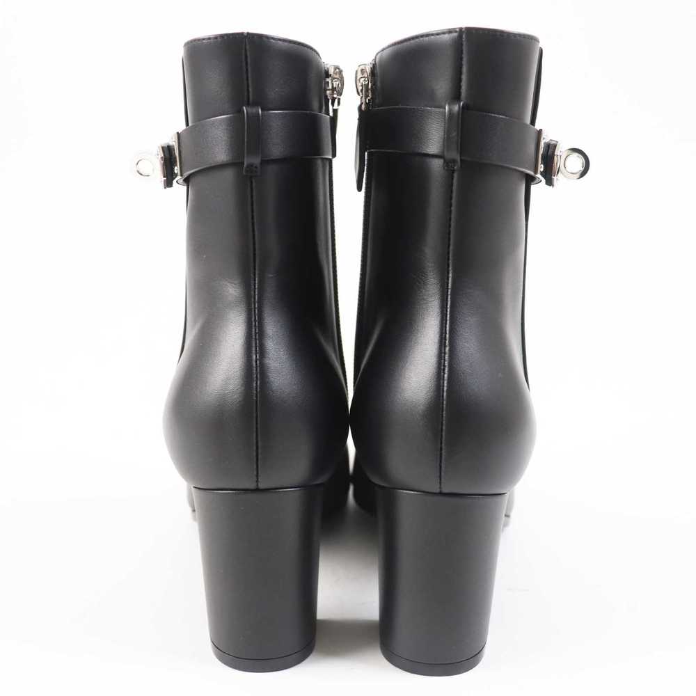 HERMES short boots leather black Saint Germain 37 - image 3