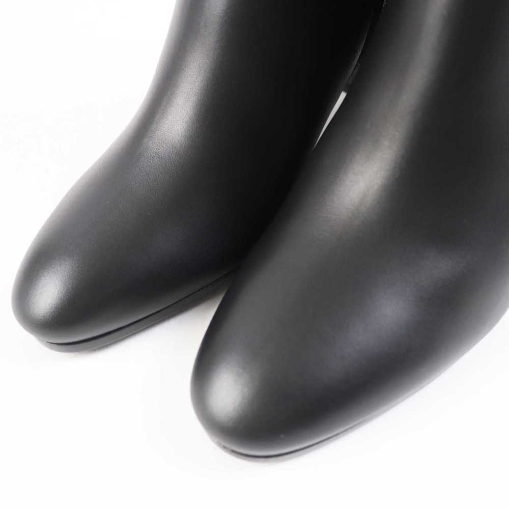 HERMES short boots leather black Saint Germain 37 - image 6