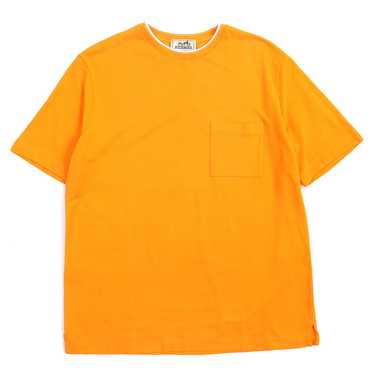 HERMES Short sleeve T-shirt cotton Orange M - image 1