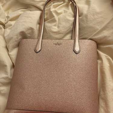 Pink store sparkle Kate spade purse