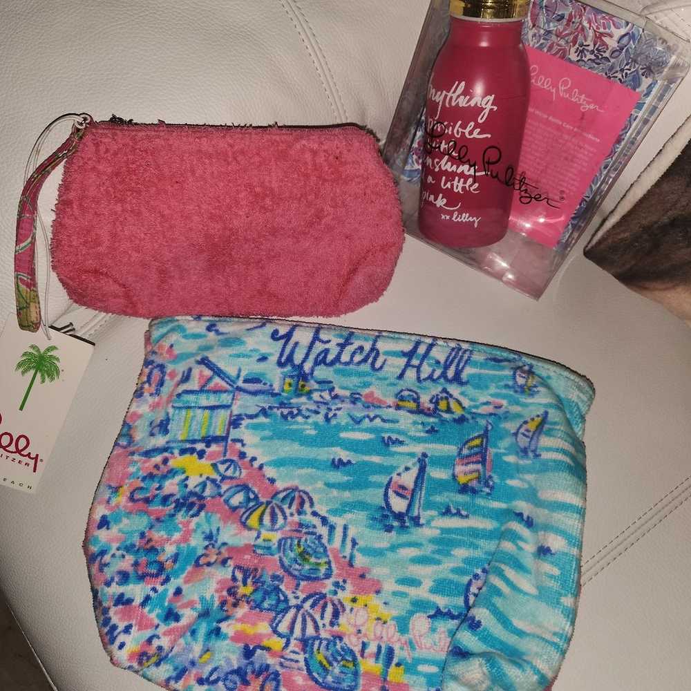 Lilly Pulitzer Pom Pom Tote with 2 Pool Zippered … - image 4