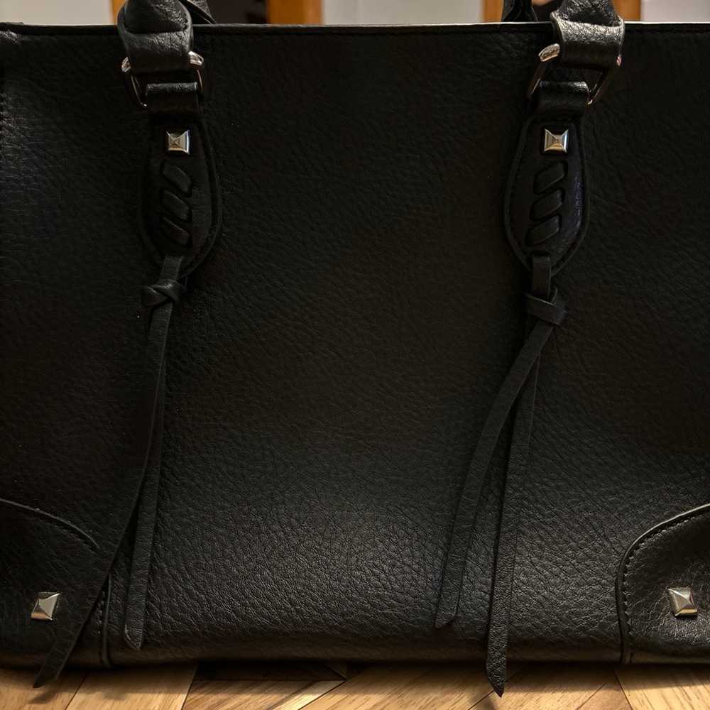 Lady Conceal Black Leather Satchel - image 2