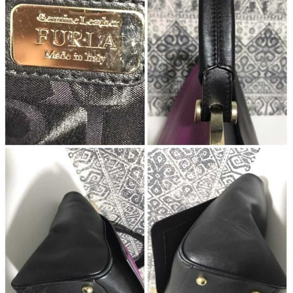 【In excellent condition】FURLA Cortina Leather Han… - image 10