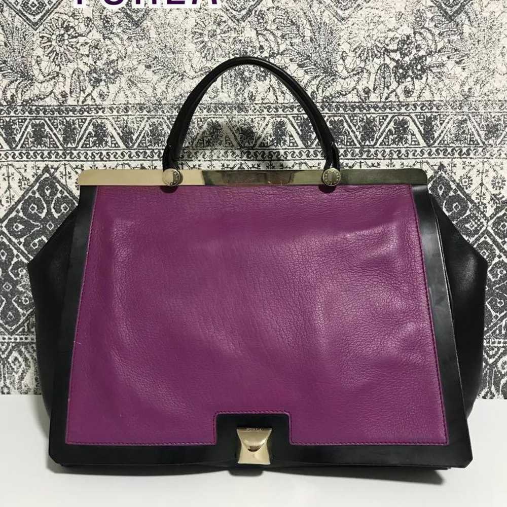 【In excellent condition】FURLA Cortina Leather Han… - image 1