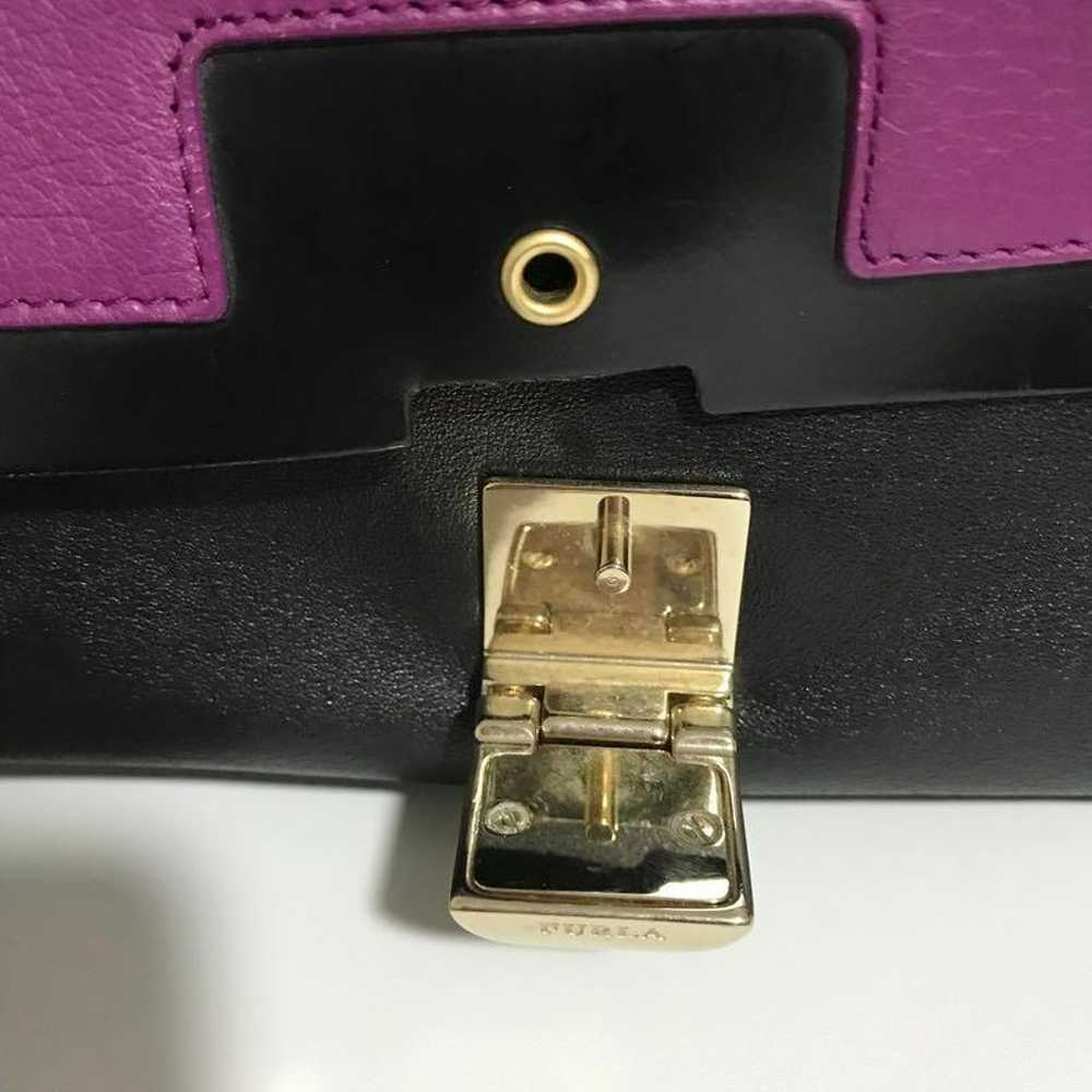 【In excellent condition】FURLA Cortina Leather Han… - image 8