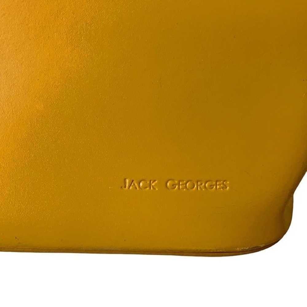 JACK GEORGES Milano Madison Avenue Mustard Leathe… - image 8