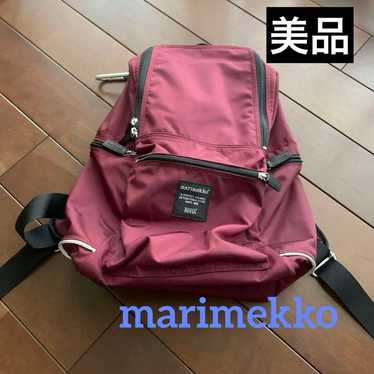 Marimekko Burgundy Backpack Buddy