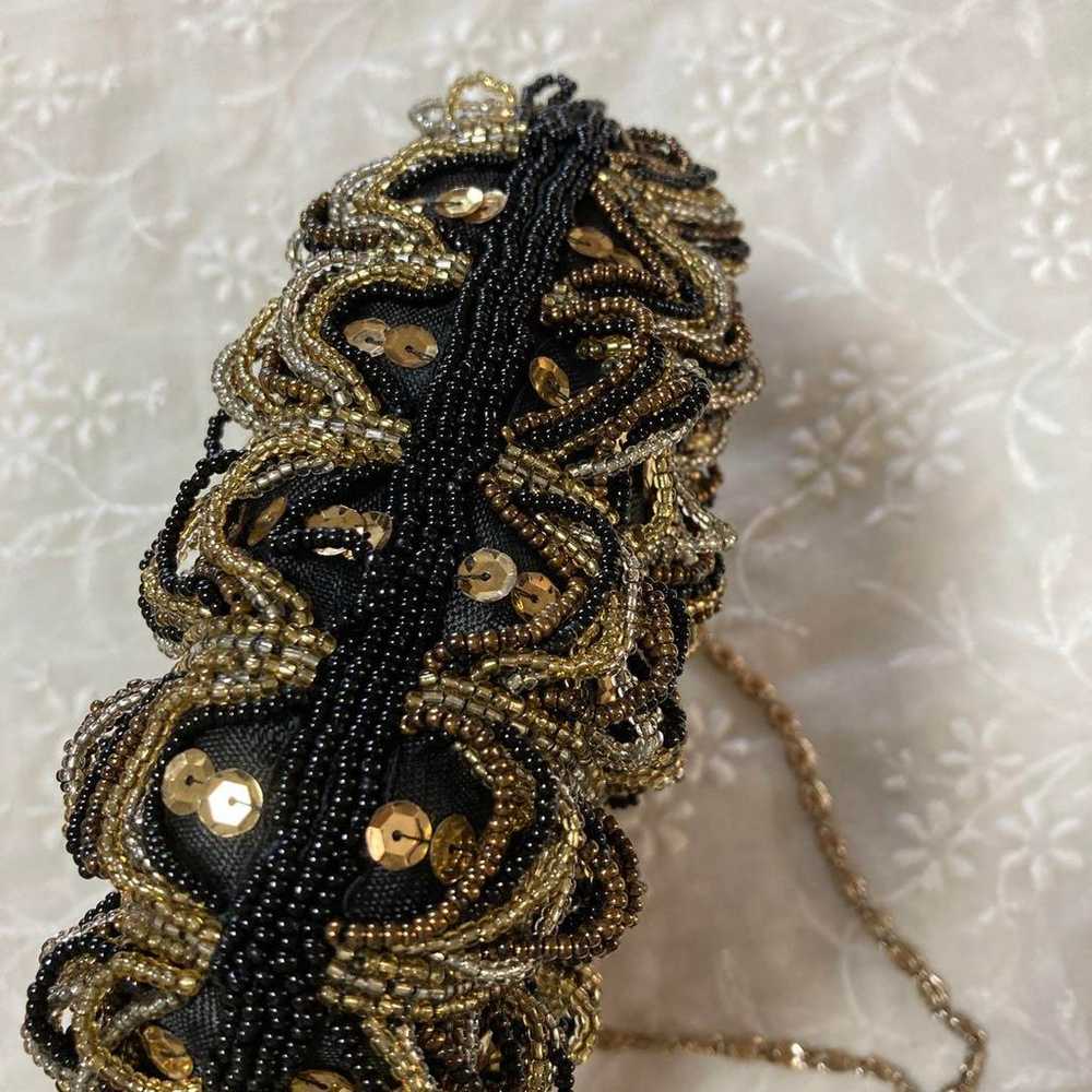 Beaded party bag vintage - image 8