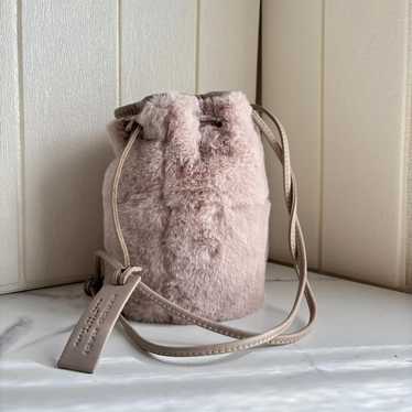 【Like New】MARCO MASI Drawstring Shoulder Bag Fur … - image 1