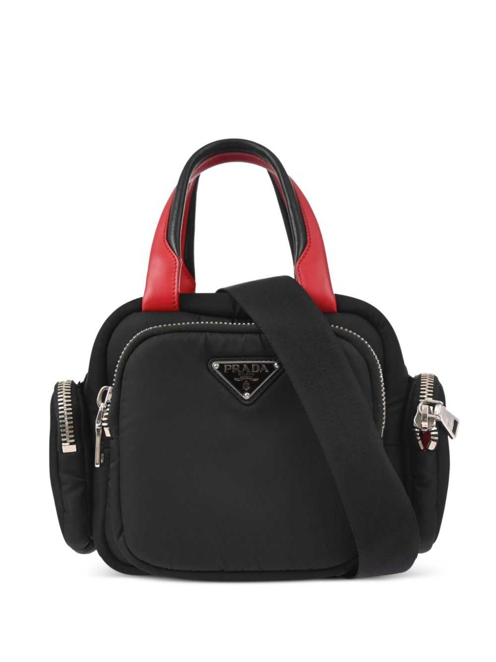 Prada Pre-Owned 2010 triangle-logo two-way handba… - image 1