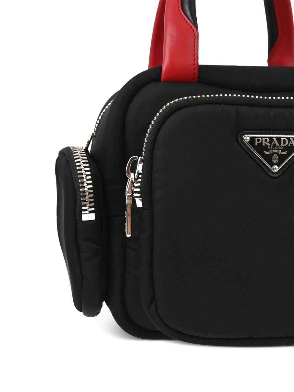 Prada Pre-Owned 2010 triangle-logo two-way handba… - image 3