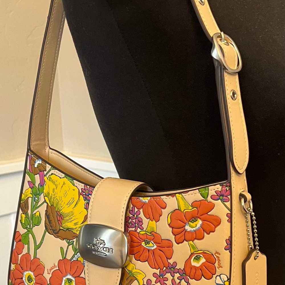 Coach Eliza Shoulder Bag With Floral Print - image 2