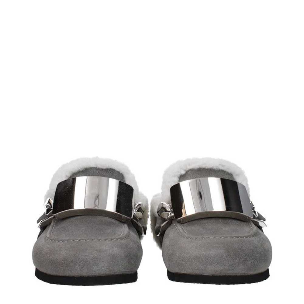 J.W.Anderson ob1o1e1124 Suede Slippers in Grey - image 3