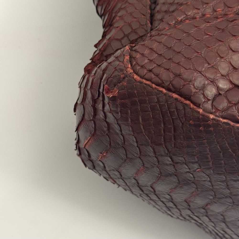 Hayward Python Burgundy Hobo Bag - image 5