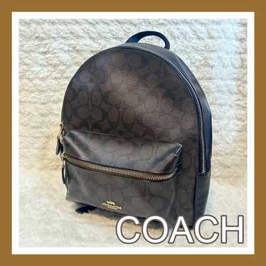 Coach Backpack Brown Signature - image 1