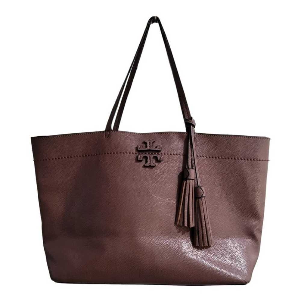 Tory Burch McGraw Pebbled Leather Tote - image 2