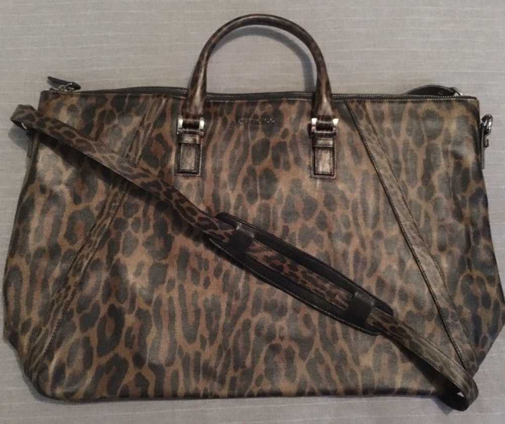 Jimmy Choo Leopard Print Tote Bag - image 1