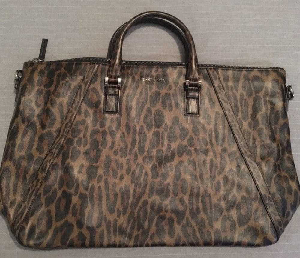 Jimmy Choo Leopard Print Tote Bag - image 2