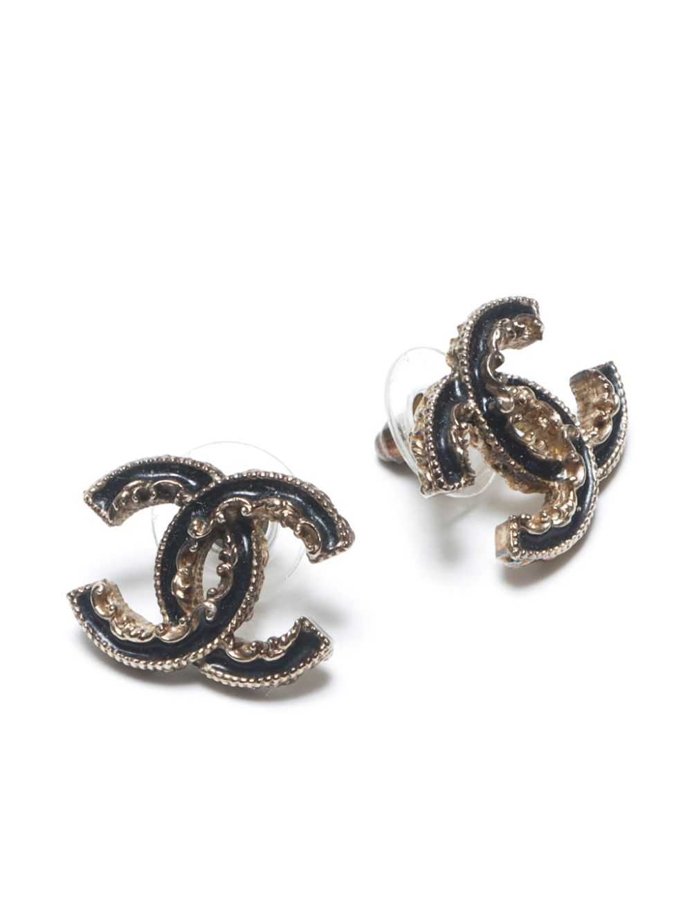 CHANEL Pre-Owned 2014 CC earrings - Gold - image 3