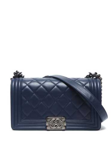 CHANEL Pre-Owned 2014 Boy shoulder bag - Blue - image 1