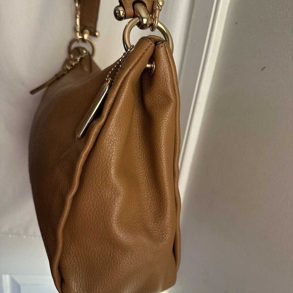 NWOT COACH MIA Light Brown LEATHER Crossbody Shou… - image 4